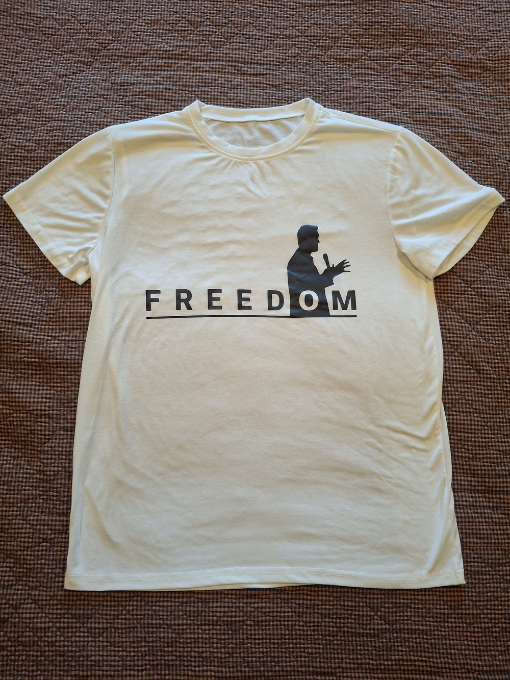 Freedom Graphic Short Sleeve Tee - White